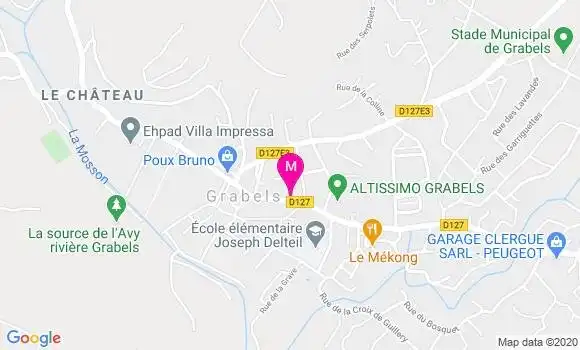 Localisation Dr Xavier Mirabel