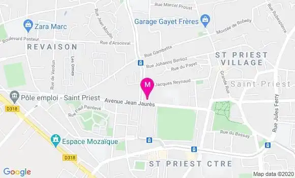 Localisation Dr Pascal Dubourg