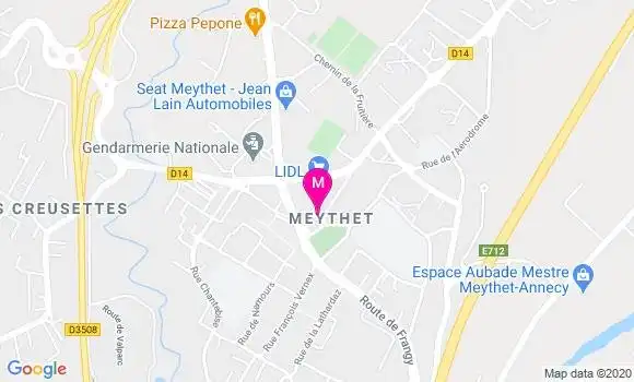 Localisation Dr Virginie Corbel
