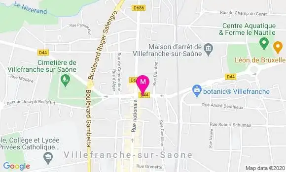 Localisation Dr Frederique Costa Patry