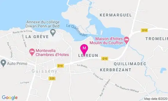 Localisation Dr Caroline Le Grignou