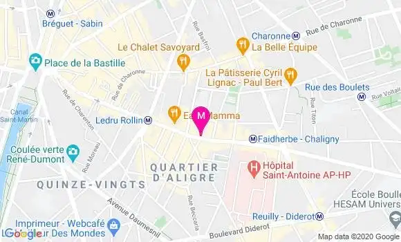 Localisation Dr Camille Baticle