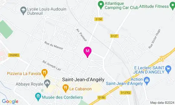 Localisation Dr Fanny Binet