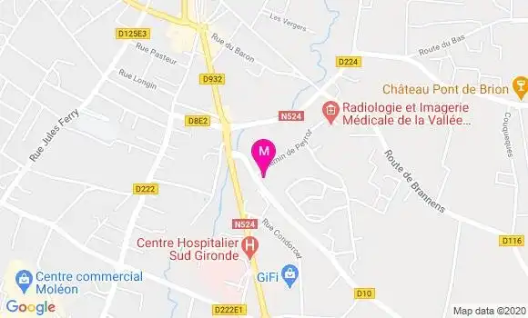 Localisation Dr Marie Helene Carrez Louys