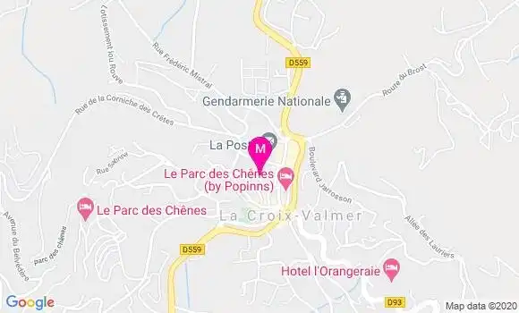 Localisation Dr Isabelle Michels