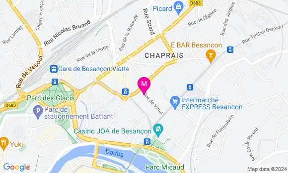 Localisation Dr Florence Marechal