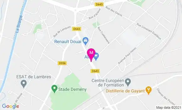Localisation Dr Cédric Paw