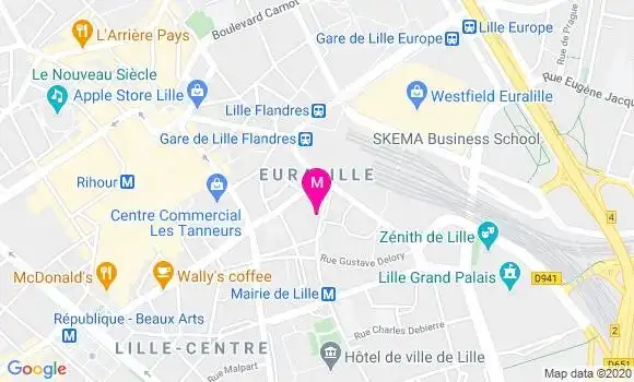 Localisation Dr Elodie Beve