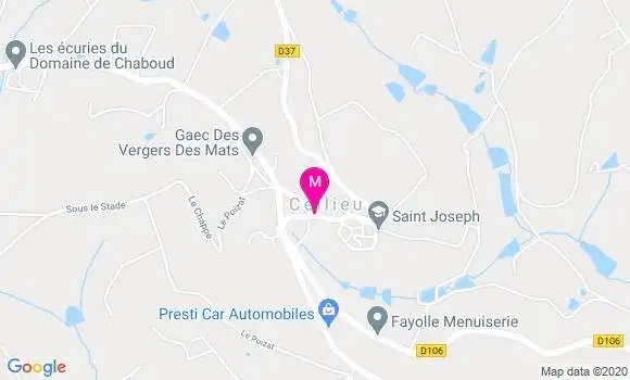 Localisation Dr Audrey Chanavat