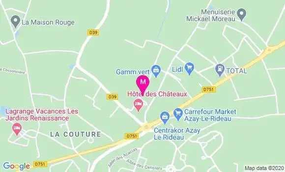 Localisation Dr Adrien Travers