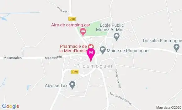 Localisation Dr Youna Cloarec