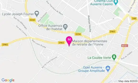 Localisation Dr Nathalie Stefan
