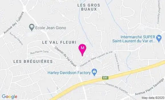 Localisation Dr Hugo Nolin
