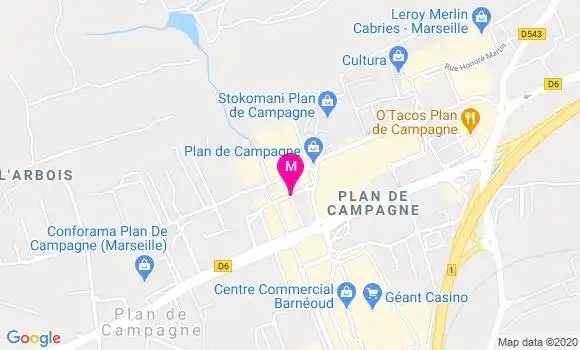 Localisation Dr Muriel Catanese Pollet