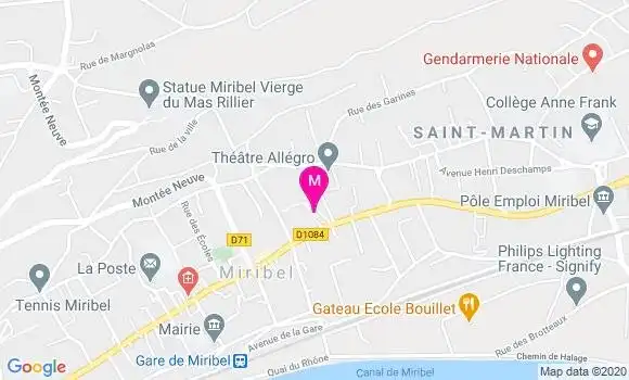 Localisation Dr Yasmine Mazard