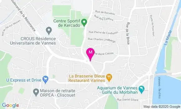 Localisation Dr Marie Bordiec