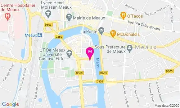 Localisation Dr Delphine George