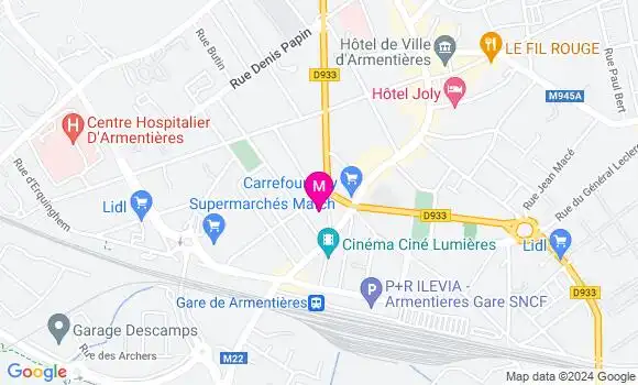 Localisation Dr Julien Frappe