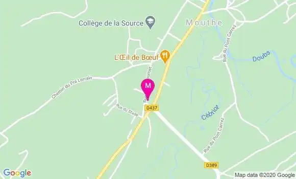 Localisation Dr Catherine Grenard
