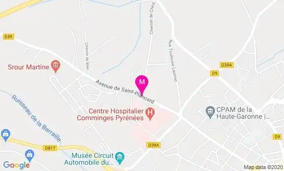 Localisation Dr Cédric Bellard
