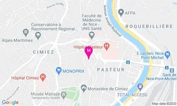 Localisation Dr Antony Vairet