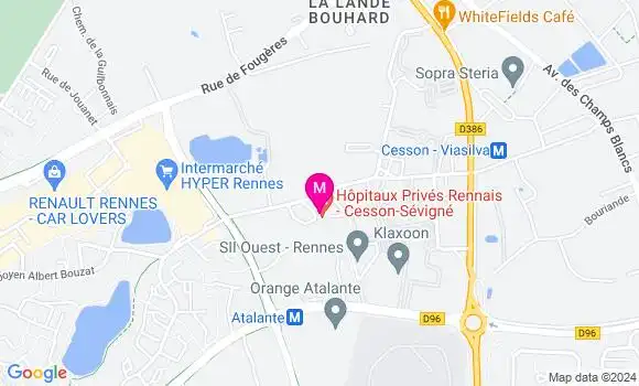 Localisation Dr Françoise Vileyn