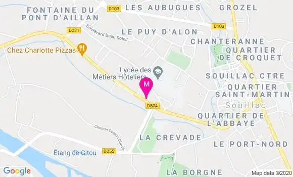 Localisation Dr Gilles Bastit