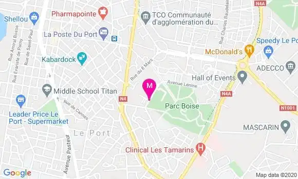 Localisation Dr Maxime Cournot