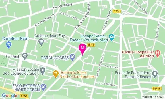 Localisation Dr Emmanuelle Godeau Drouillard