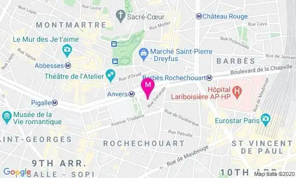 Localisation Dr Mathilde Planchon