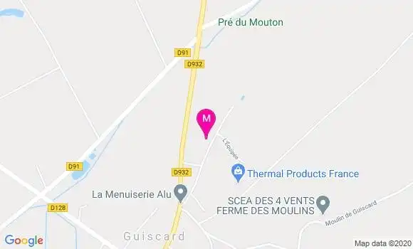 Localisation Dr Jean Lemonnier