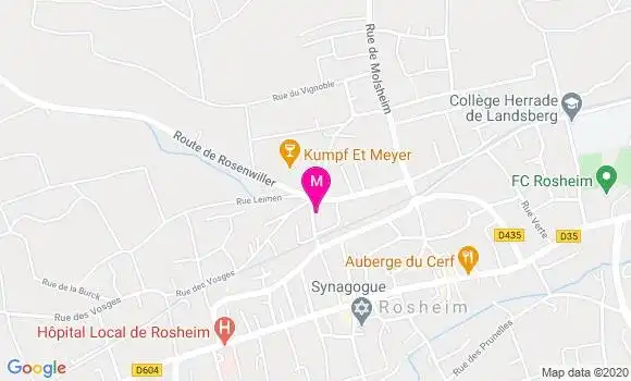 Localisation Dr Celine Schneider Clivet