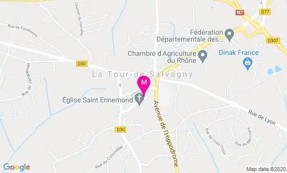 Localisation Dr Audrey Jarry