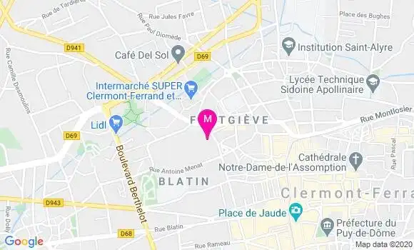 Localisation Dr Marion Vaysset