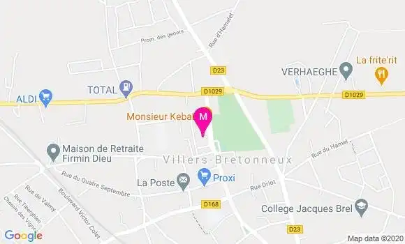 Localisation Dr Guillaume Verfaillie