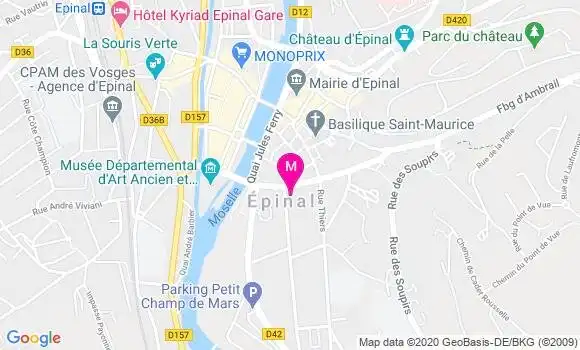 Localisation Dr Christine Aubert