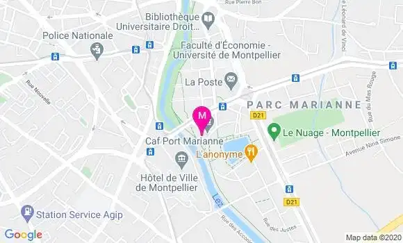 Localisation Dr Frederic Llanos