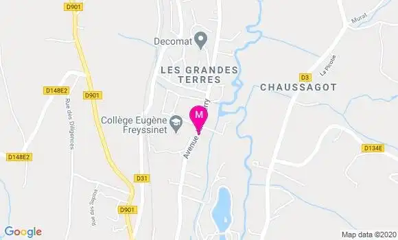 Localisation Dr Vincent Douzon