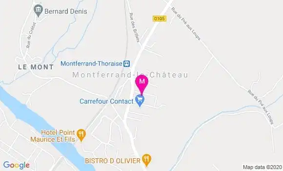 Localisation Dr Helene Thomas