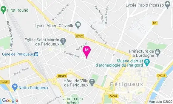 Localisation Dr Clemence Bouillerot