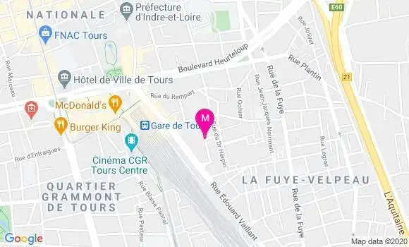 Localisation Dr Julie Lothion