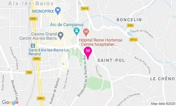 Localisation Dr Celine Lorin