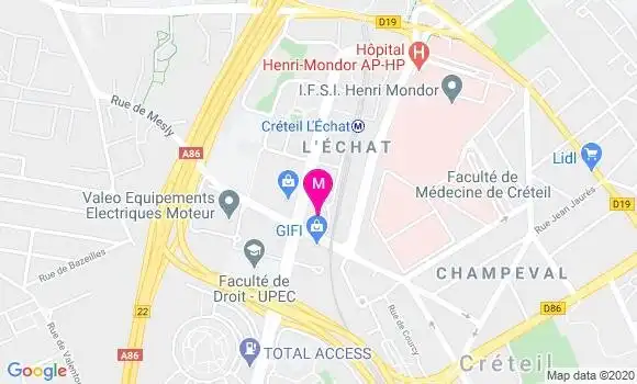 Localisation Dr Isabelle Gohin Sade