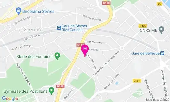 Localisation Dr Jean Marie Rouxel