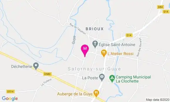 Localisation Dr Christophe Lamy Perret