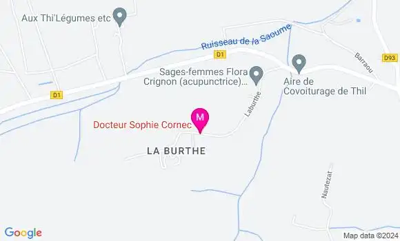 Localisation Dr Mireille Penel Farnarier