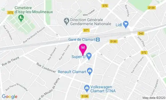Localisation Dr Carole Mousset
