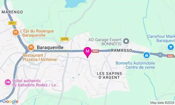 Localisation Dr Aurore Bermond
