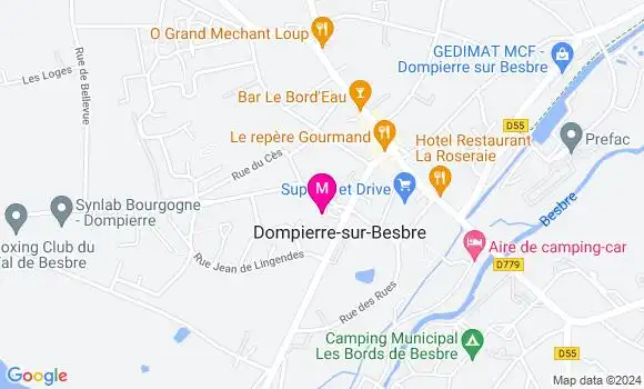 Localisation Dr Djamel Bouakline