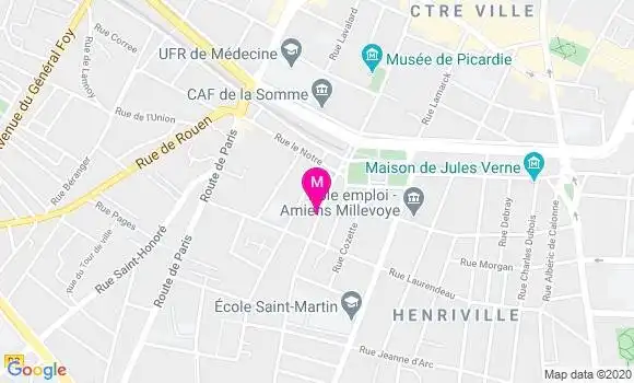 Localisation Dr Valentin Laurent